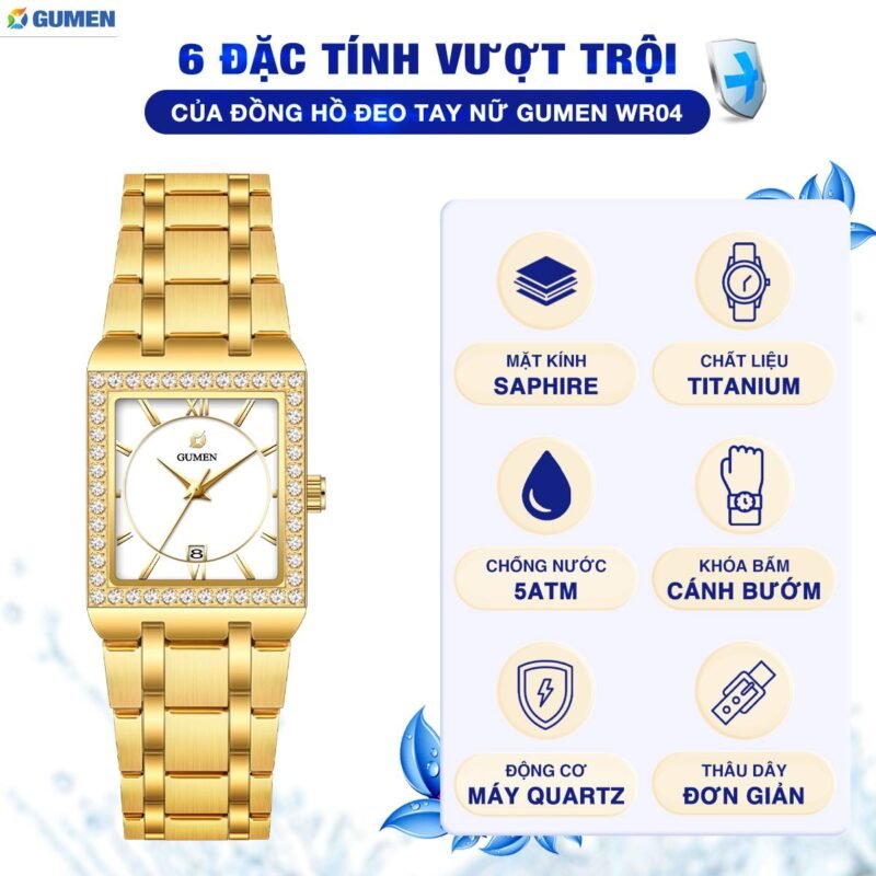 Đồng Hồ Đeo Tay Nữ Gumen Wr04 26 dong ho gumen 299