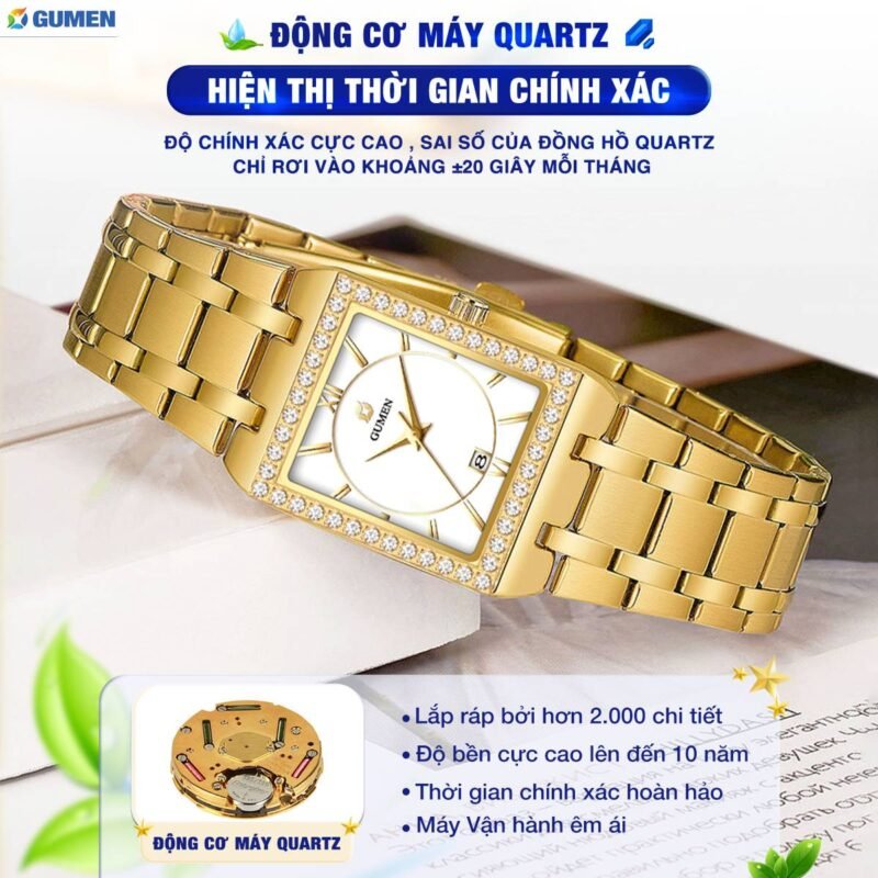 Đồng Hồ Đeo Tay Nữ Gumen Wr04 28 dong ho gumen 301