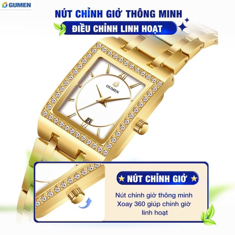 Đồng Hồ Đeo Tay Nữ Gumen Wr04 33 dong ho gumen 306