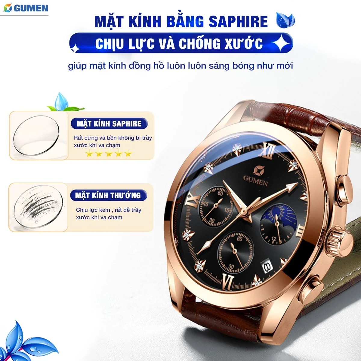 Công nghệ và cơ chế hoạt động của đồng hồ máy thạch anh 8 gumen