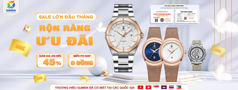 Gumen - Thương hiệu đồng hồ Thụy Sĩ được ưa chuộng tại Việt Nam 18 gumen