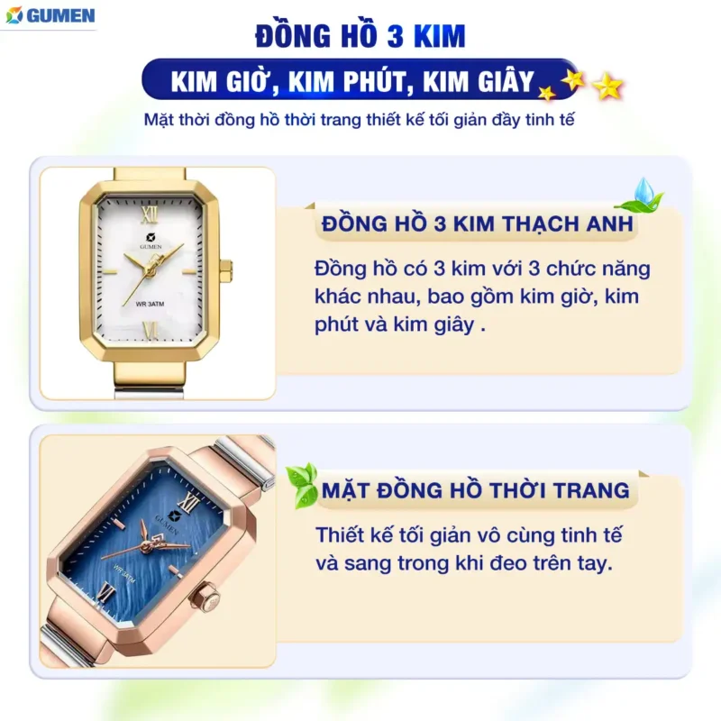 Đồng Hồ Đeo Tay Nữ Gumen Nf09