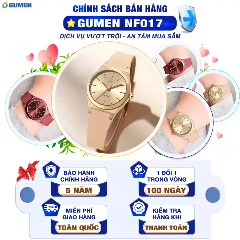 dong ho nu gumen nf17 8