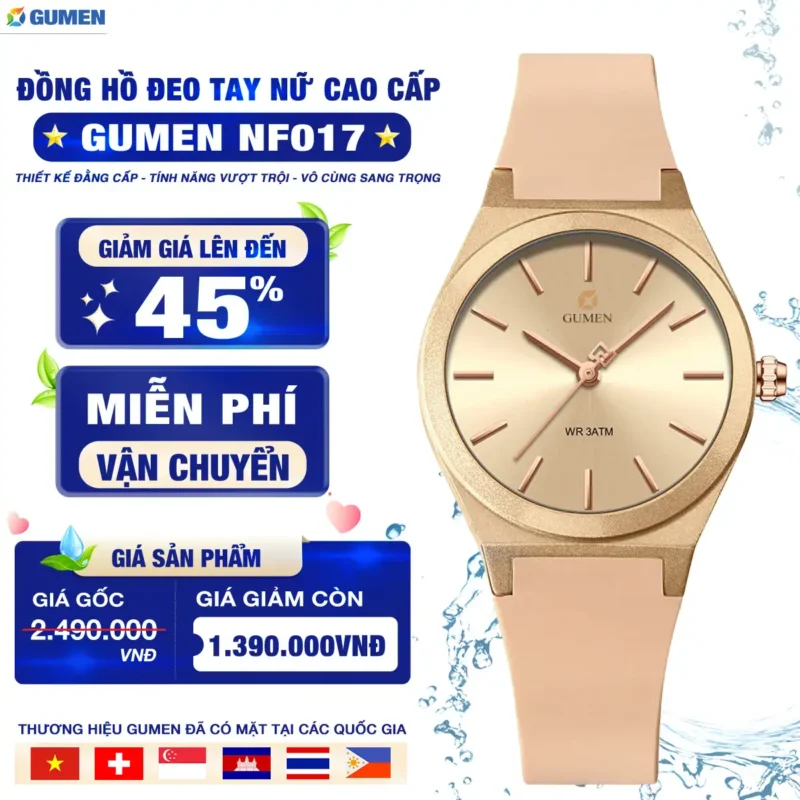 dong ho nu gumen nf17 9